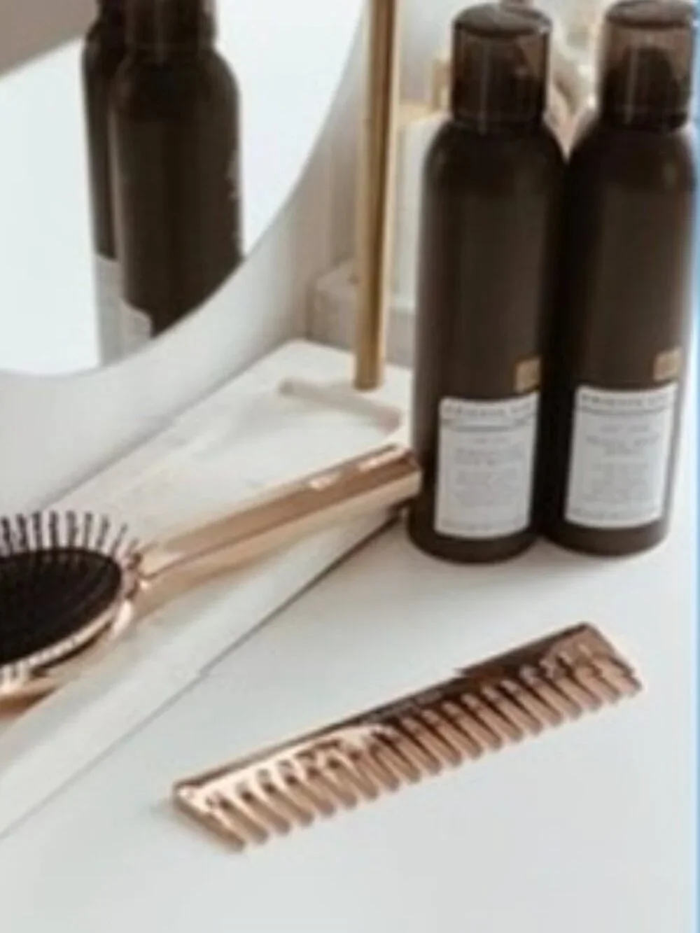 NWT KRISTIN ESS Rose Gold Wide Tooth Detangling Comb